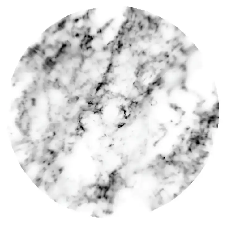 Striated lanes of dust