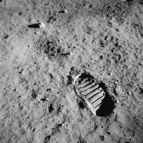 Bootprint on the Moon