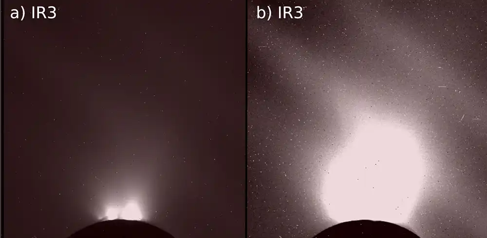 "Rainbows" at Enceladus