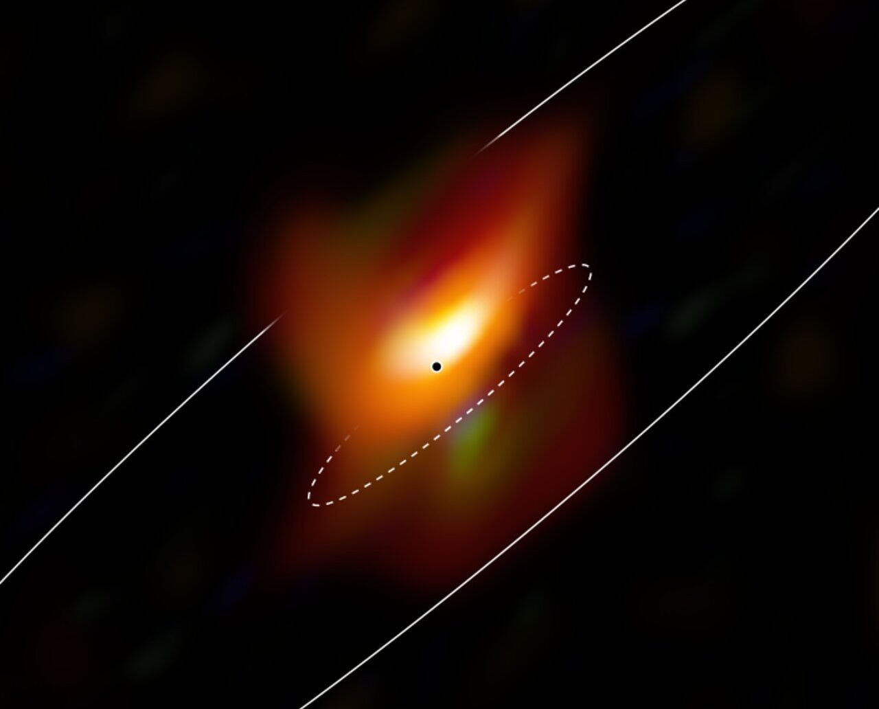 Supermassive Black Hole Hides Behind a Ring of Dust - Sky & Telescope