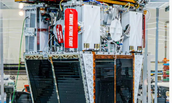 Earendil 1 satellite folded for launch