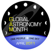 Global Astronomy Month logo
