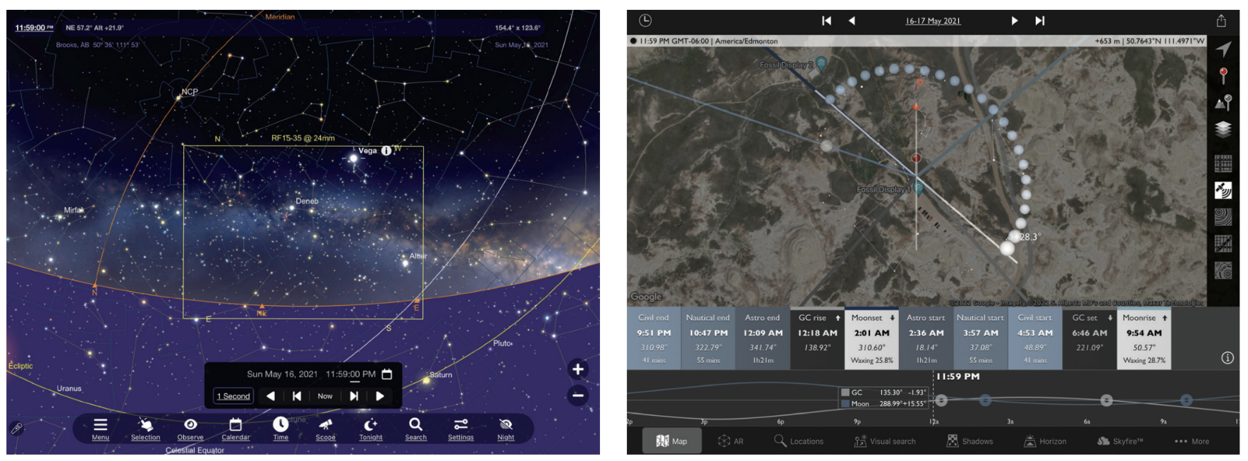 SkySafari and Photographer’s Ephemeris app | Sky & Telescope