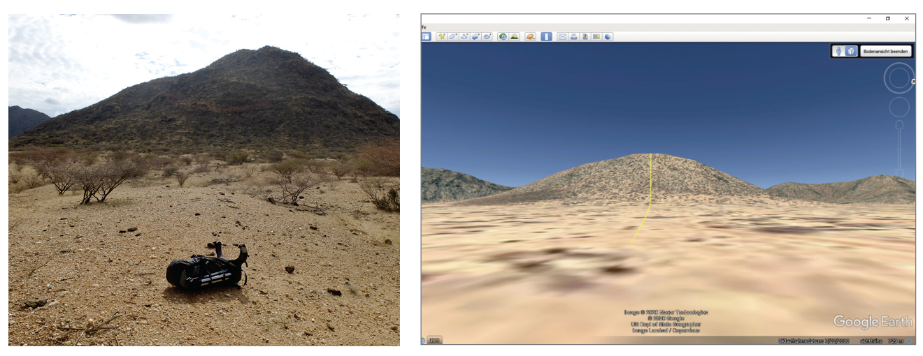 planning software (screenshot) vs reality