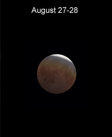 Simulation of the almost-total lunar eclipse to occur August 27-28, 2026