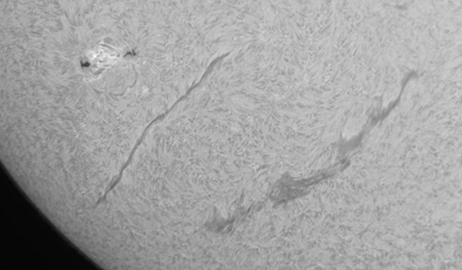 Snaking Plasma, Huge Filaments | Sky & Telescope