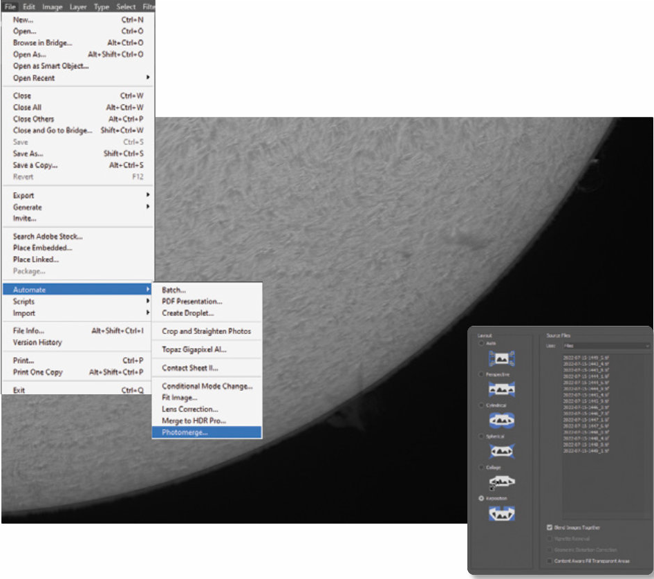 Autostitch | Sky & Telescope