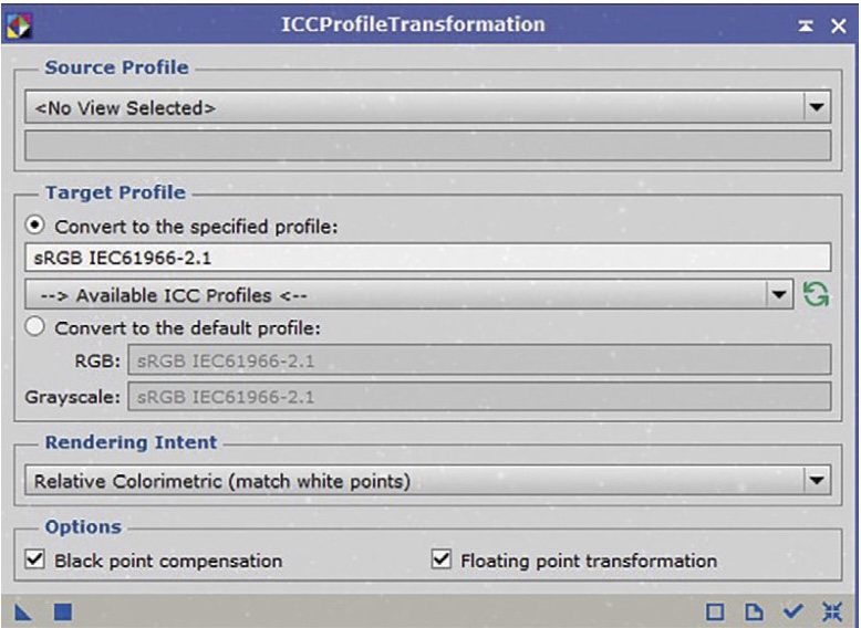 ICCProfileTransformation Process Astrophotography | Sky & Telescope