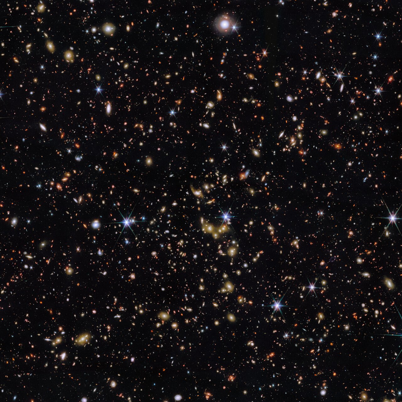 Galaxy-studded field