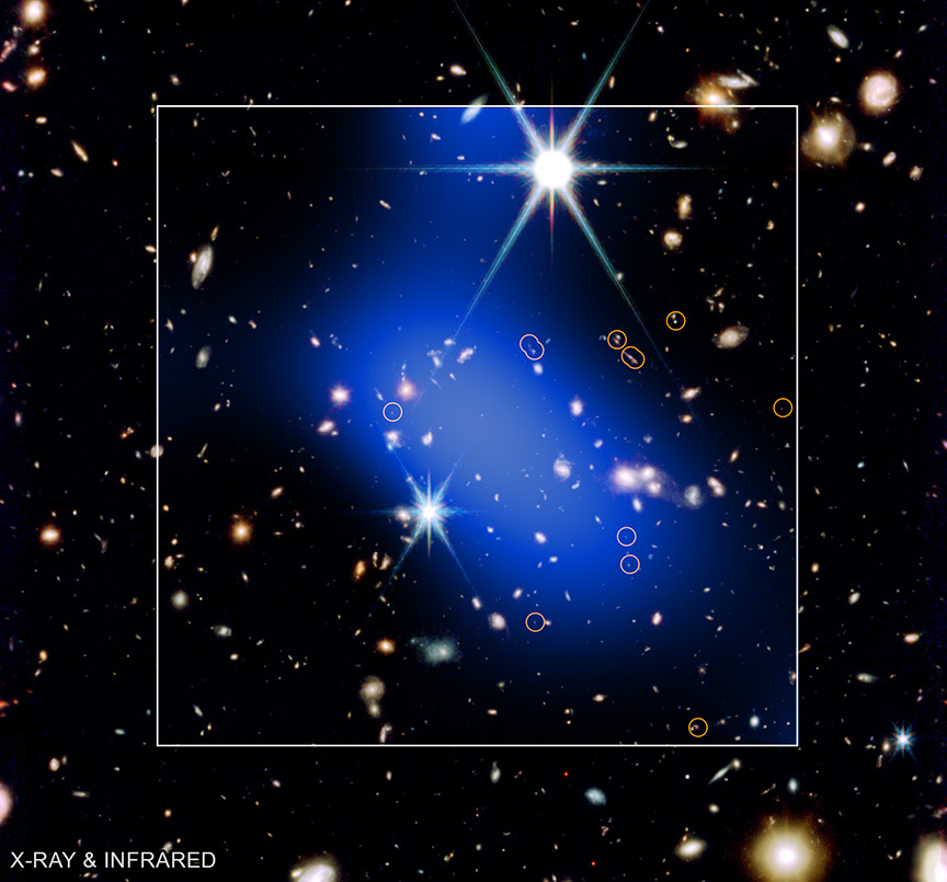 X-ray and Infrared Images of JADES-ID1