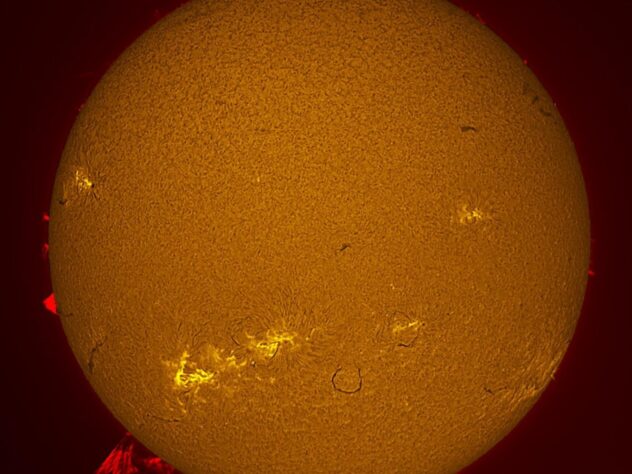 Large Solar Prominence - Sky & Telescope